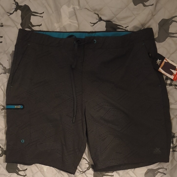 ZeroXposur Other - ZeroXposur Black and Teal Board Shorts